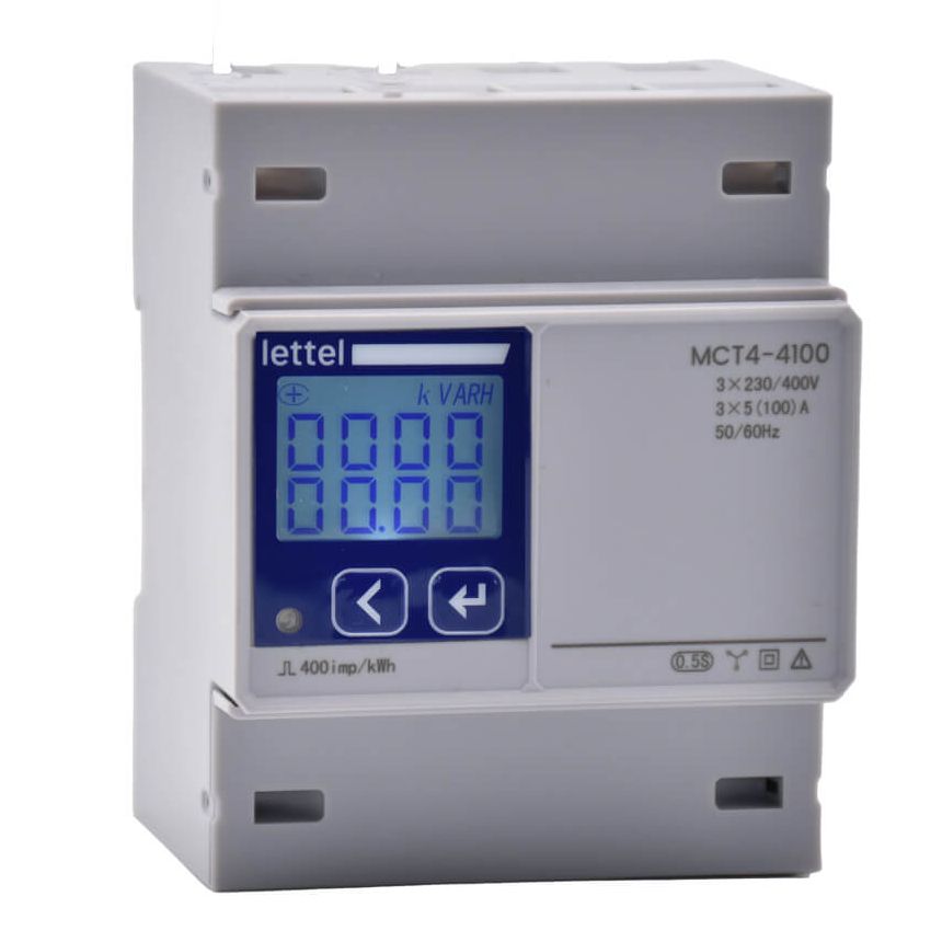 compteur triphasé mct4-4100