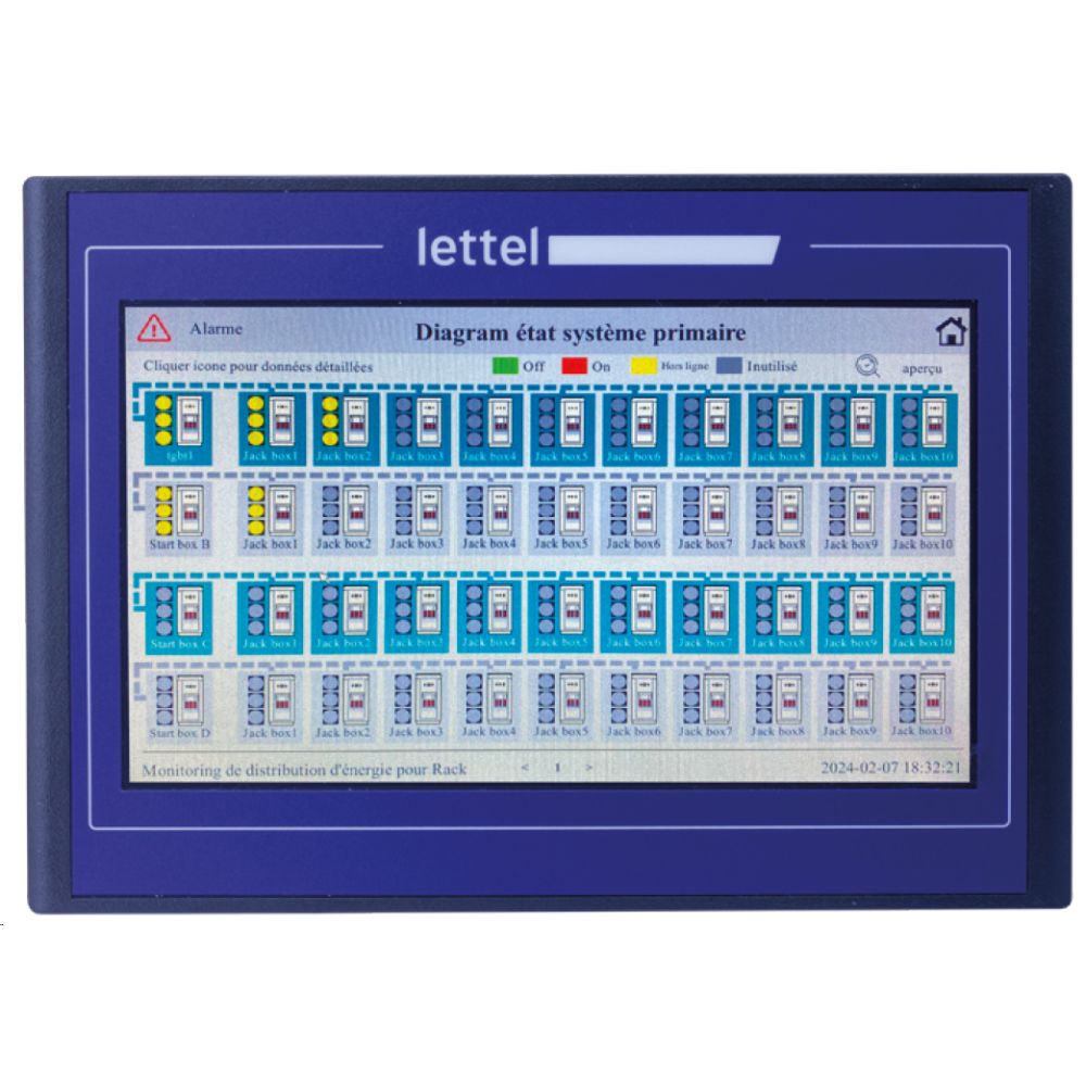 écran tactle de suivi énergétique MSC-DE-4