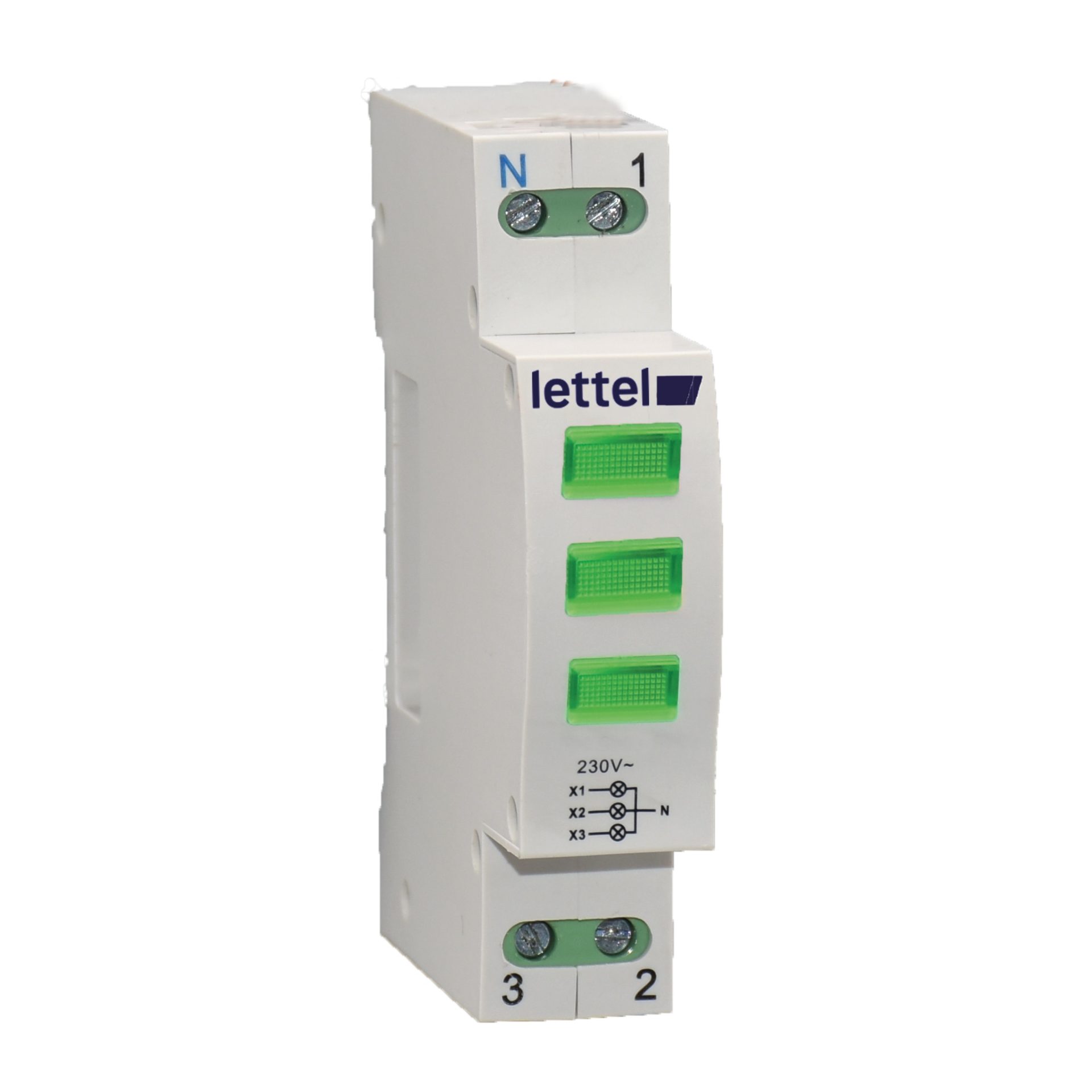 Voyant de signalisation tri-led modulaire SVM3-GGG-230