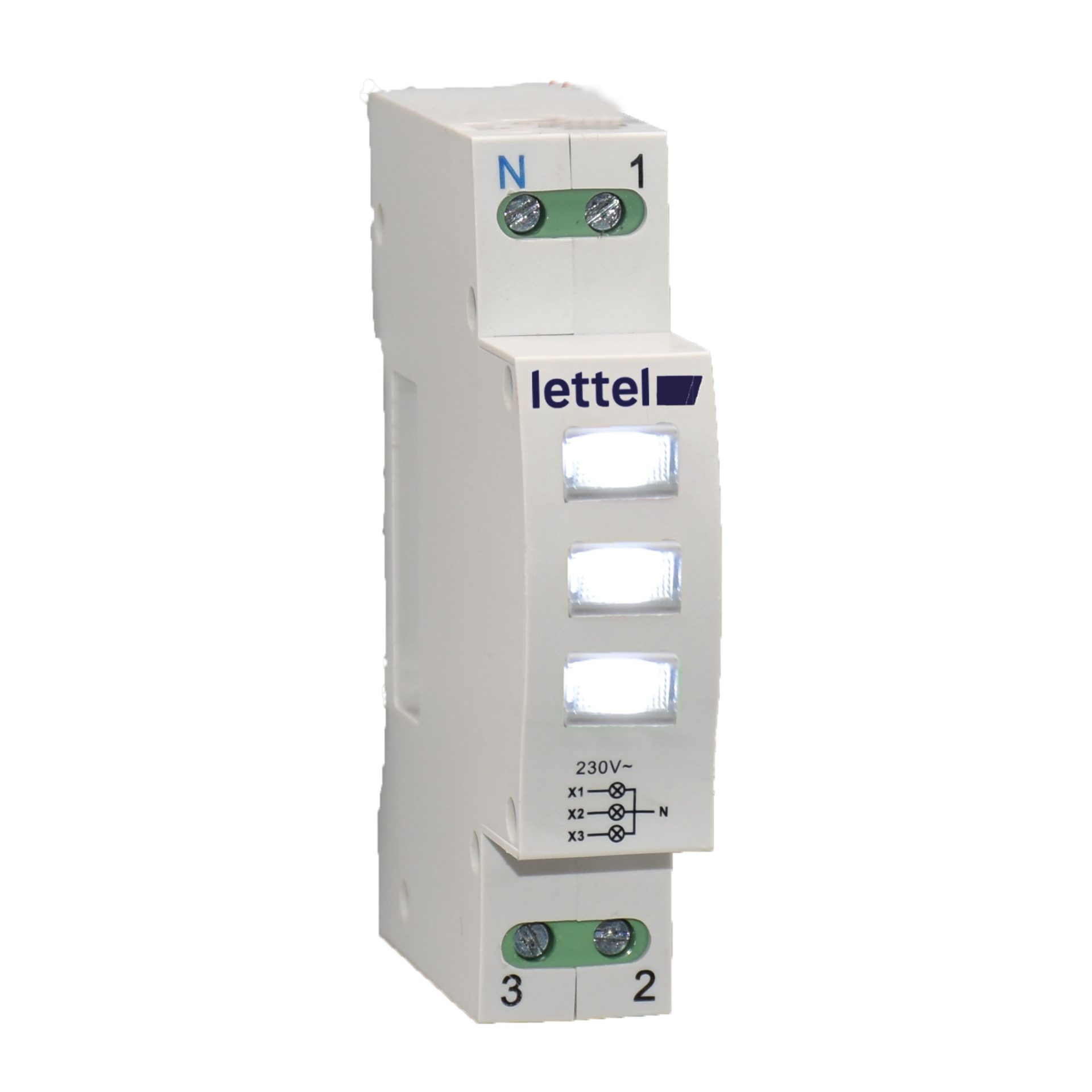 Voyant lumineux tri-led rail-din SVM3-www-230