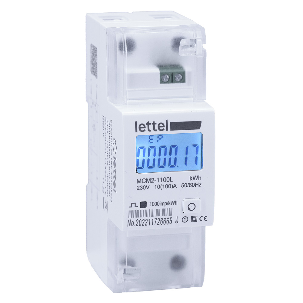 Compteur d'énergie monophasé mcm2-1100l
