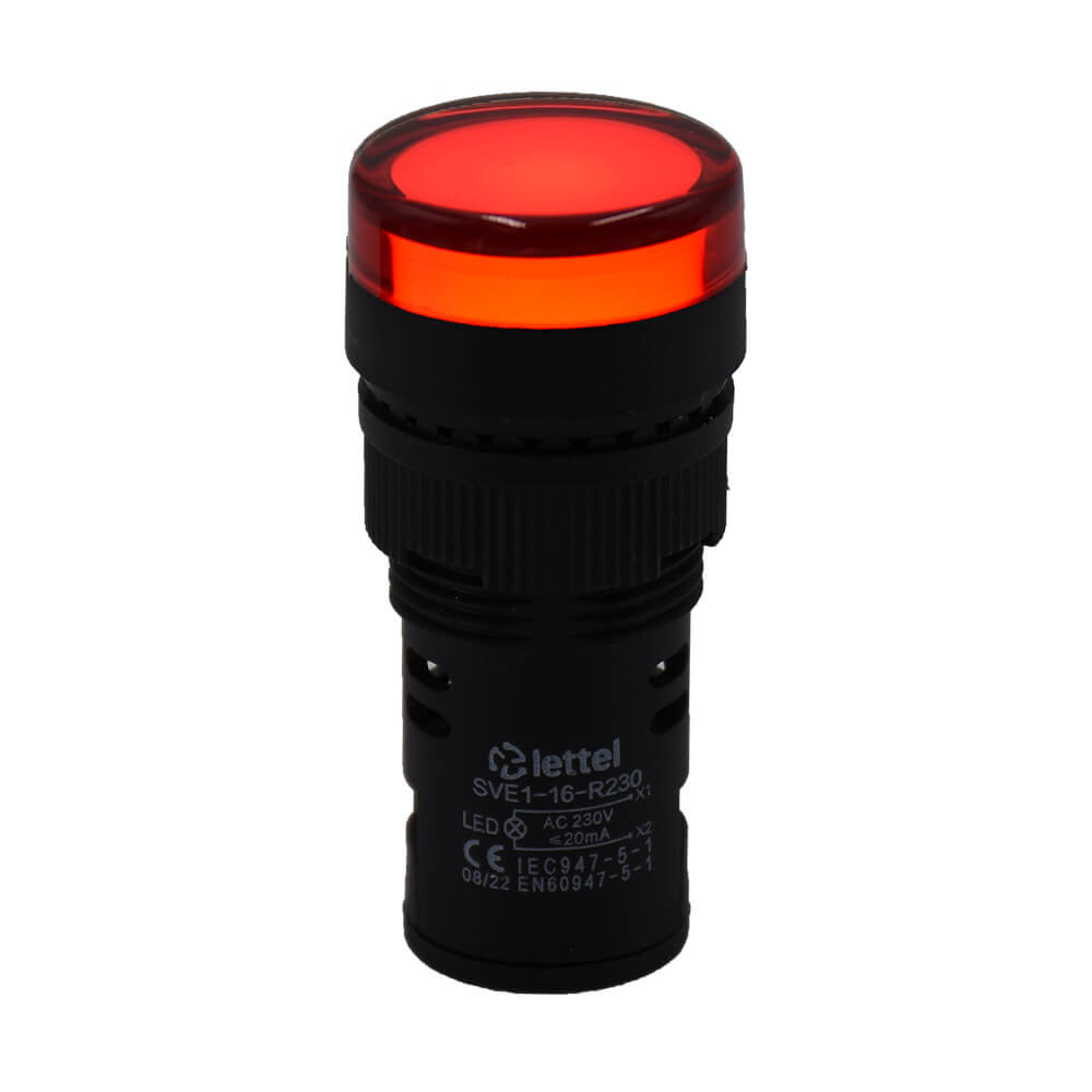 Voyant à led rouge diamètre 16mm