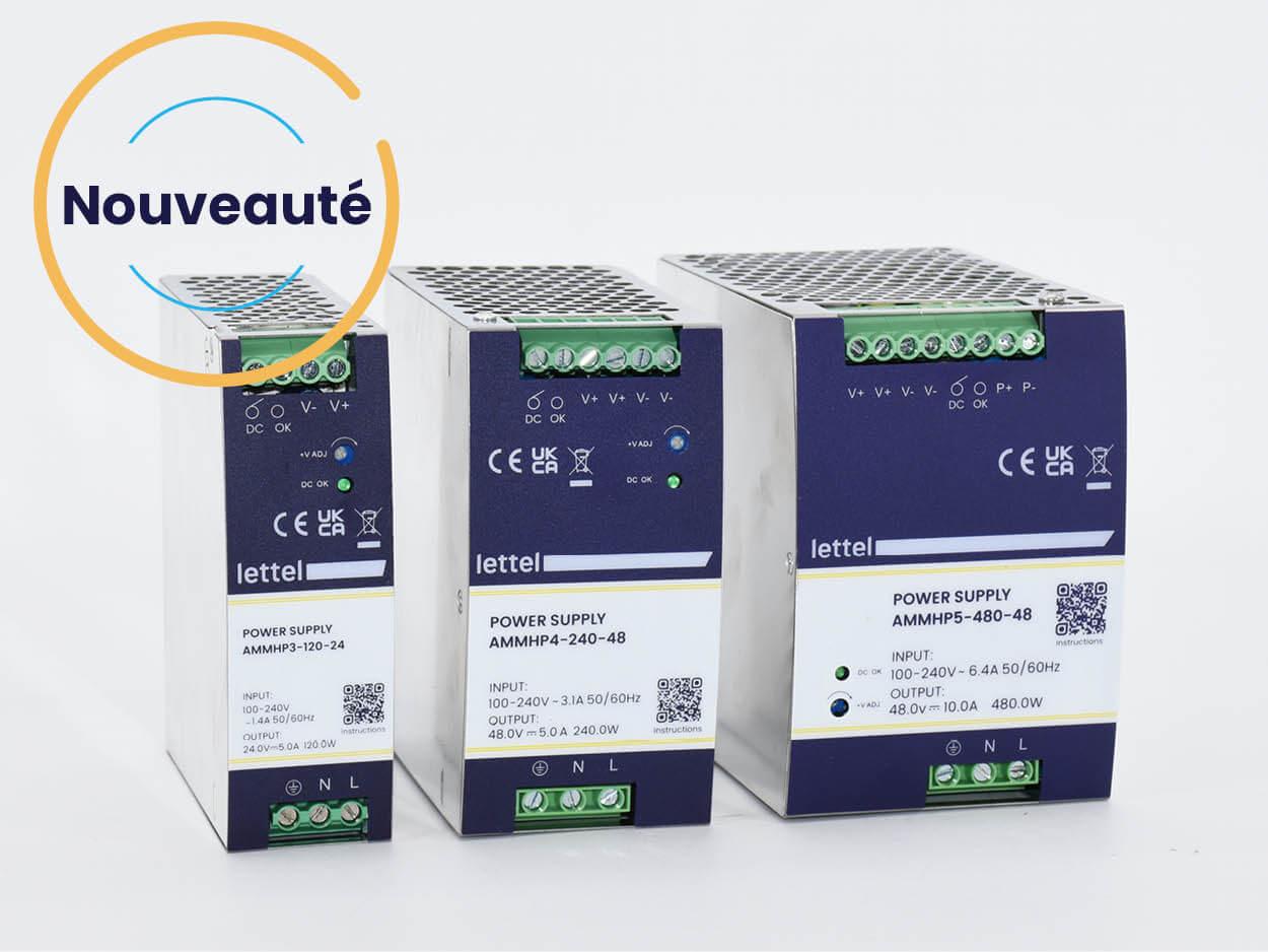 alimentations stabilisées ac/dc rail-din ammhp