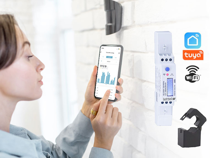 Compteur avec pilotage sur appli smartphone