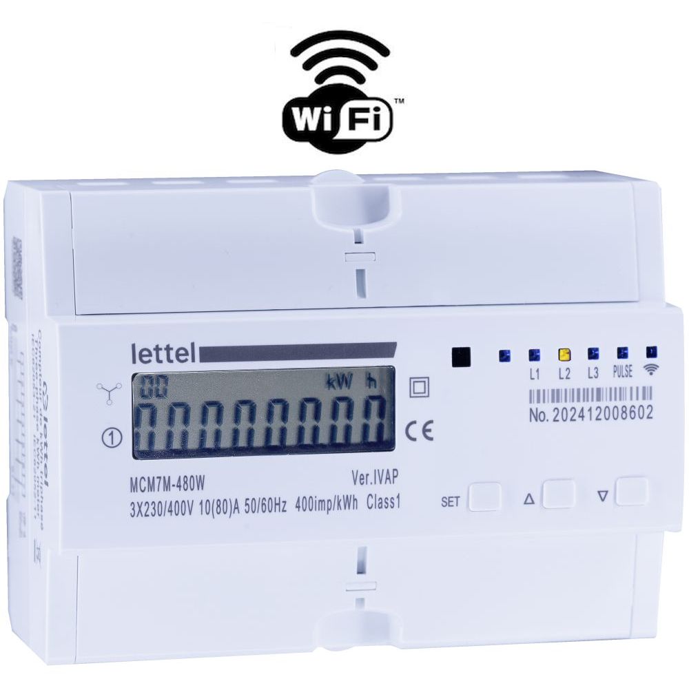 Compteur triphasé connecté mcm7m-*480w