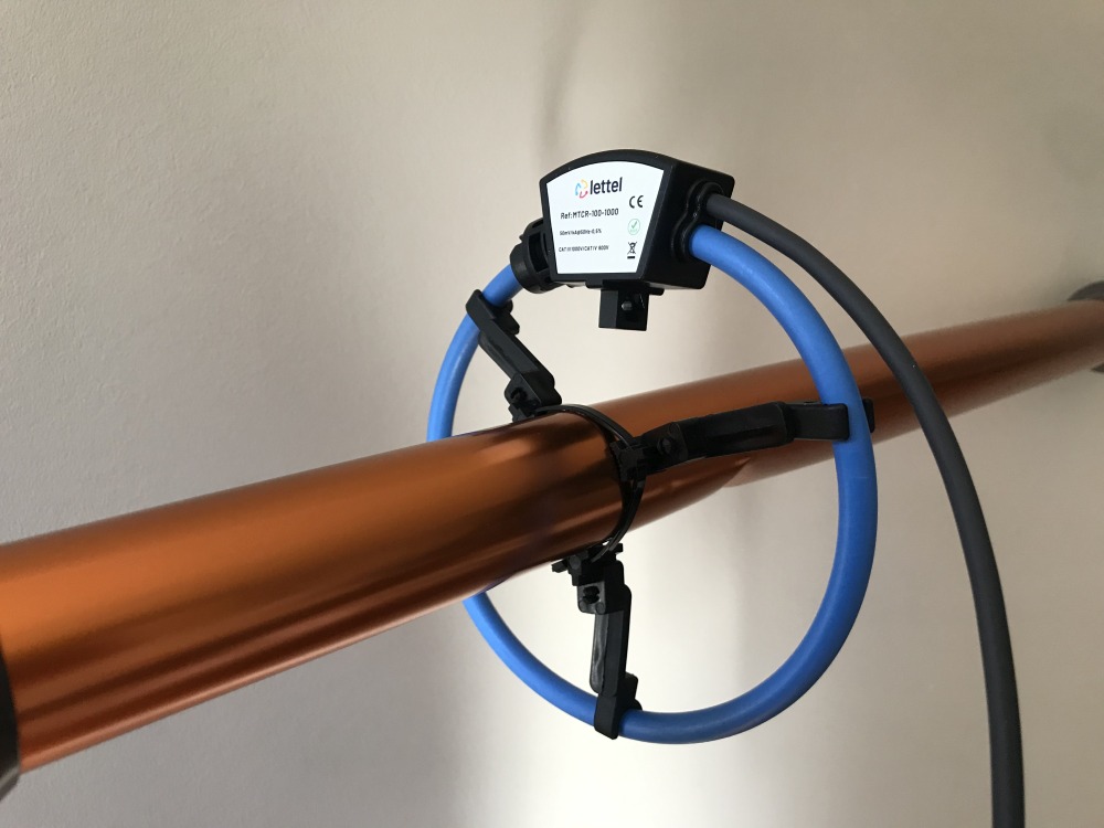 boucle de courant rogowski sur cable