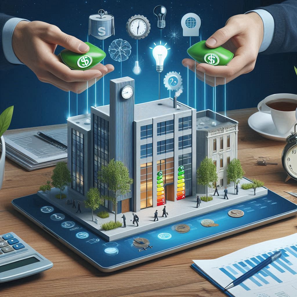 réduction de la consommation d'énergie dans un bâtiment commercial