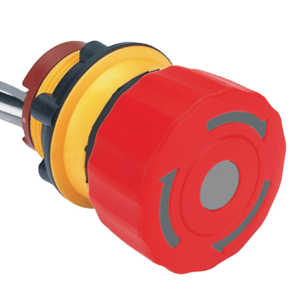 Bouton arrêt d'urgence lumineux diametre 22