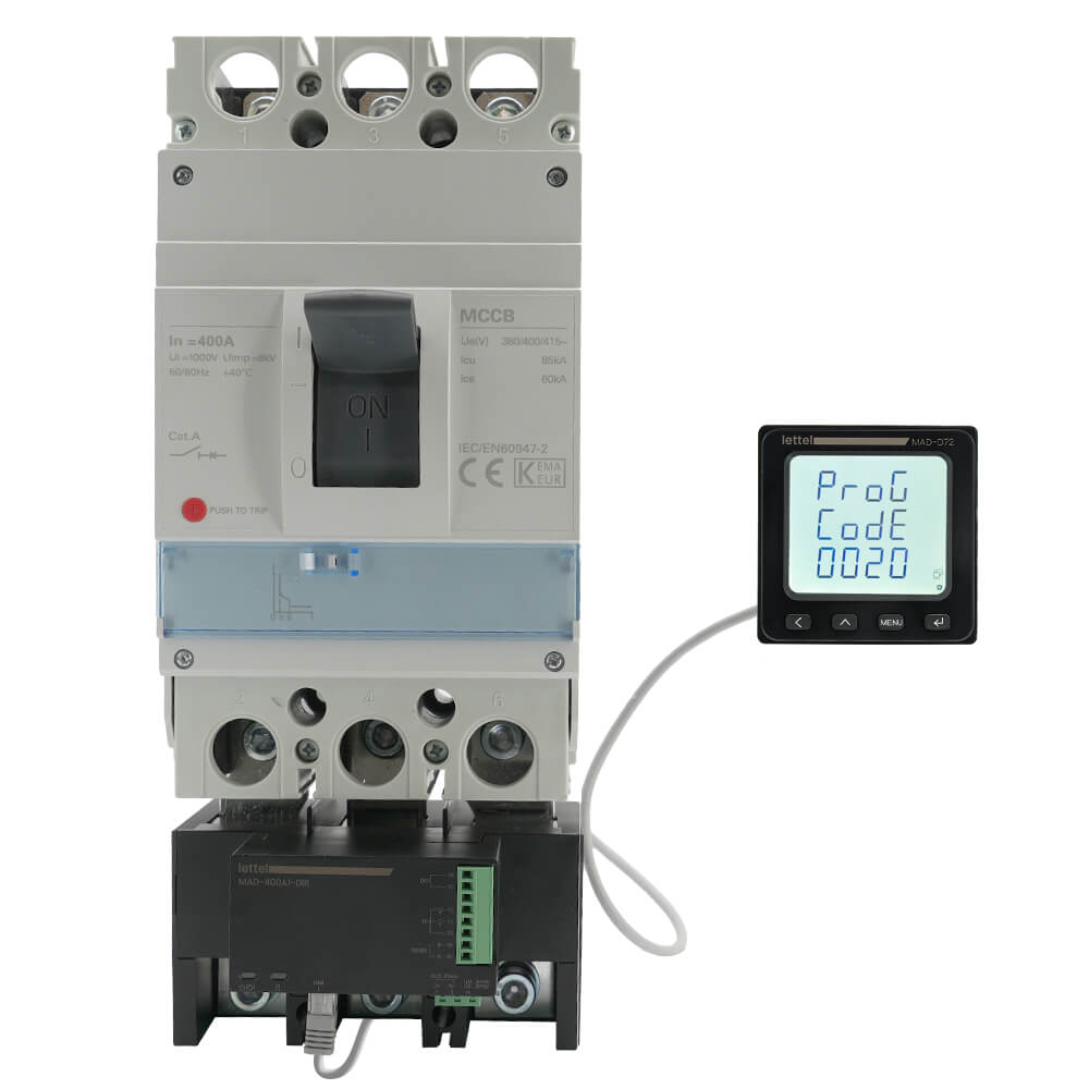 Mesure électrique intégrée au disjoncteur 250A