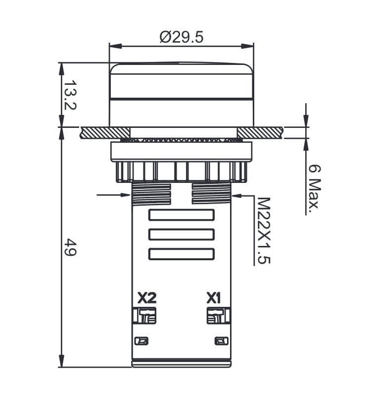 Indicateur-bi-led-rouge-vert-diametre-22