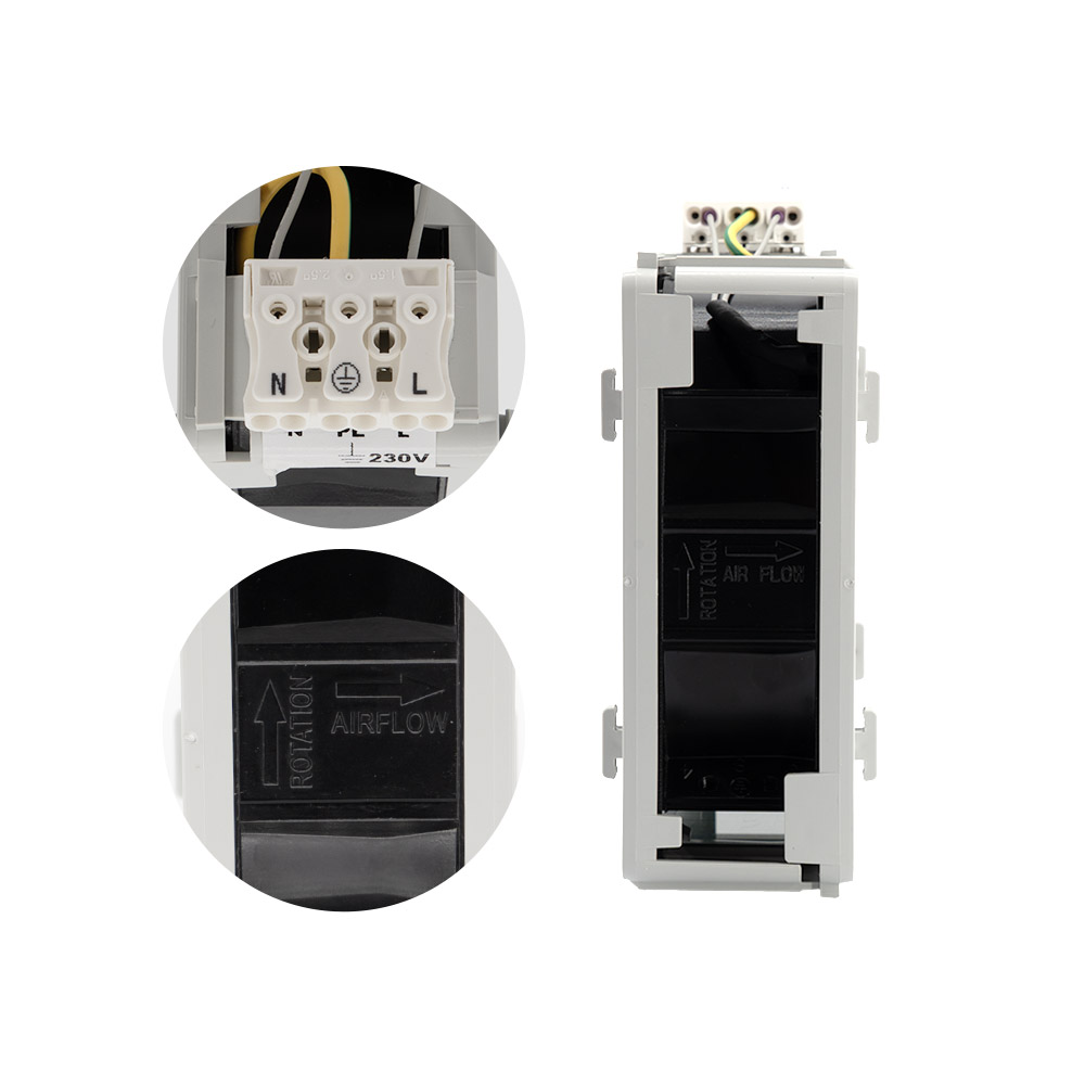 Ventilateur à filtre 125x125