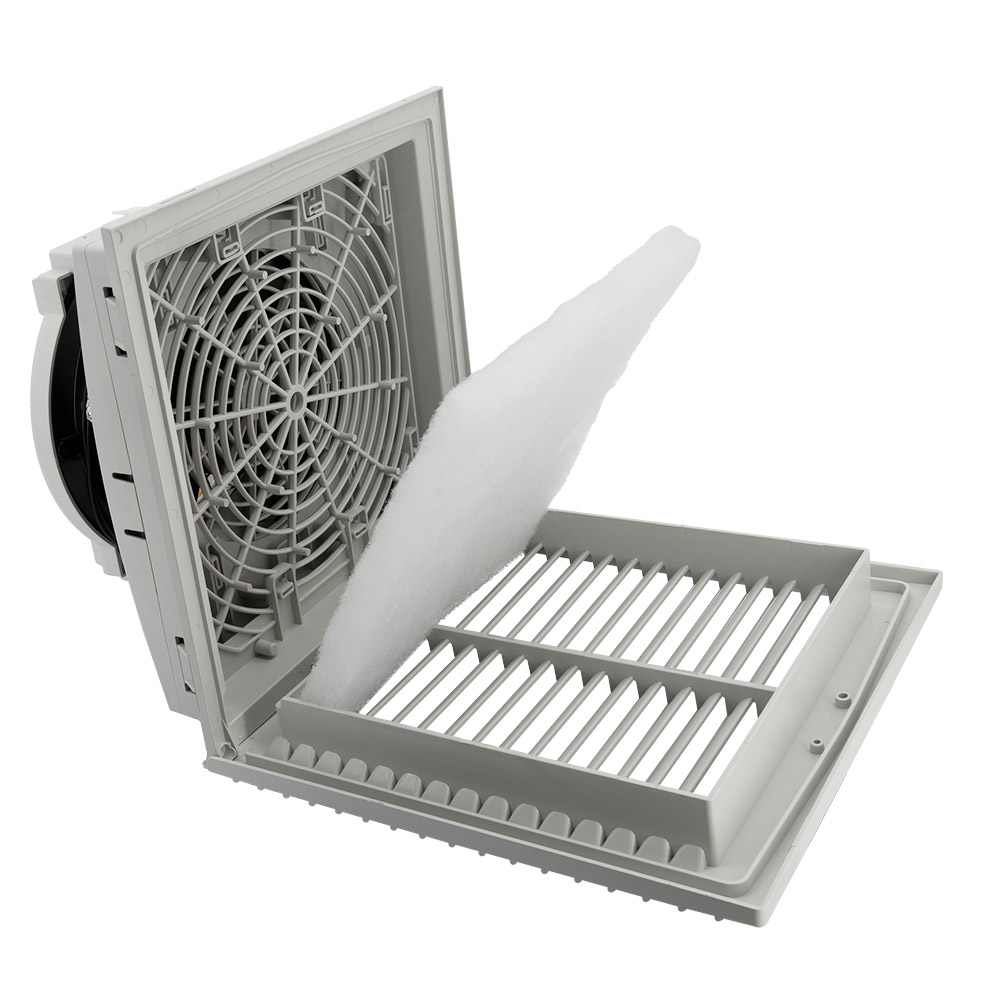 Remplacement filtre grille de ventilation 224x224mm