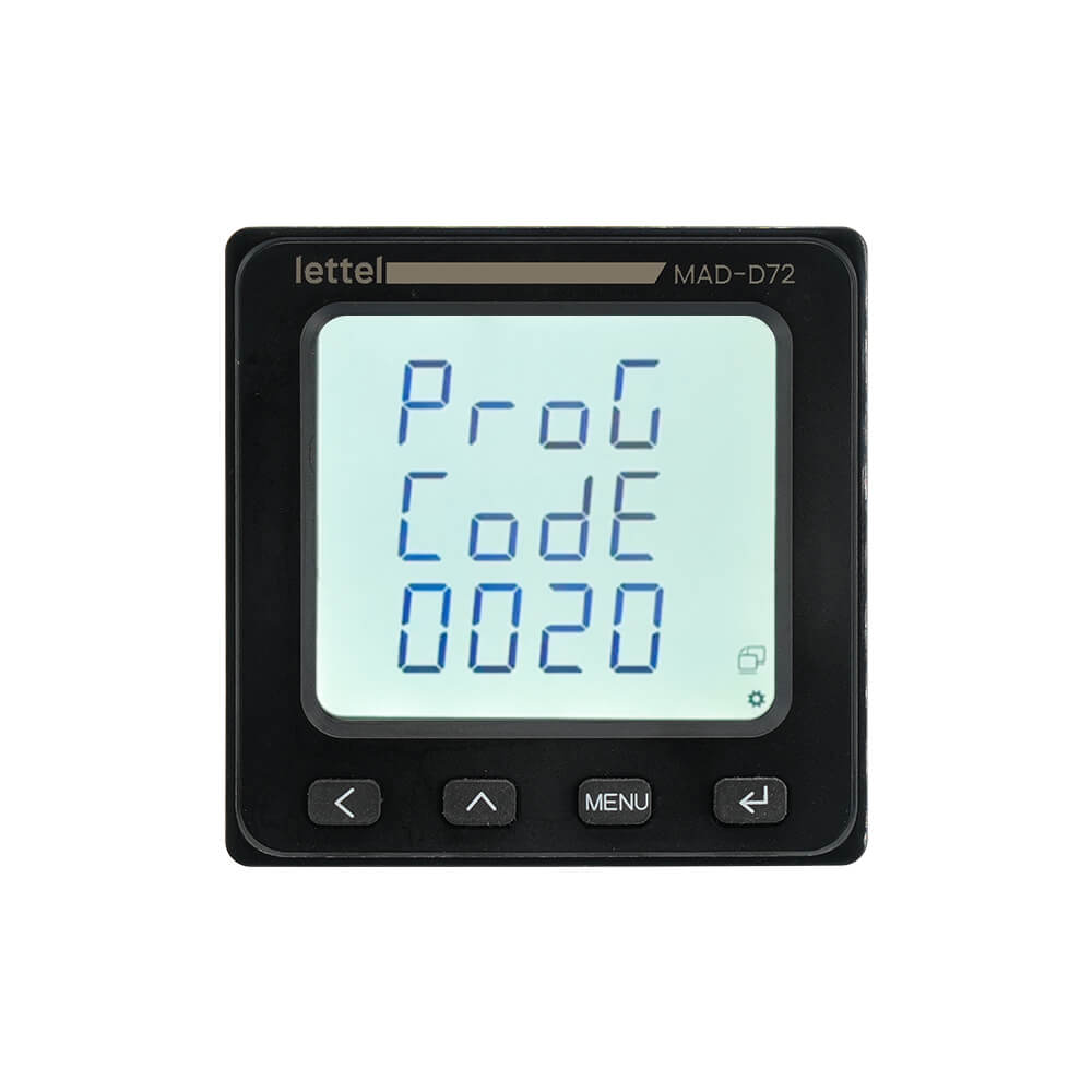 Écran LCD 72x72 pour porte d'armoire électrique