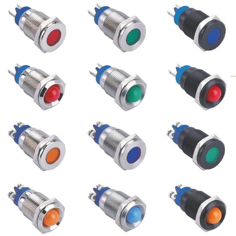 témoin à led diametre 16 étanche ip67