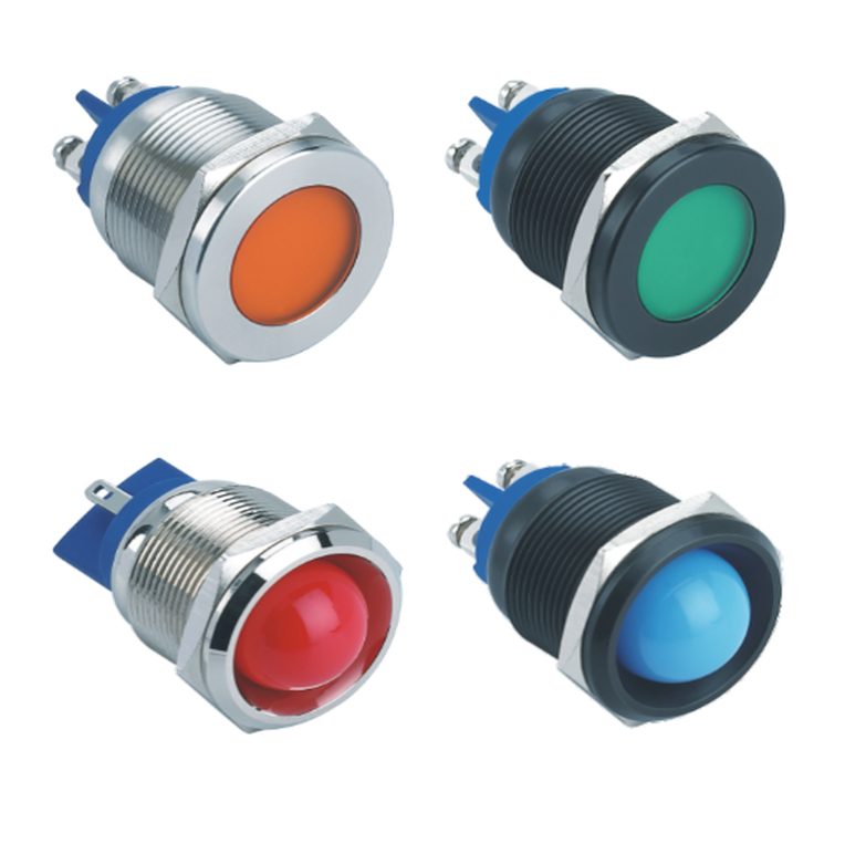 Voyants lumineux étanches ip67 diamètre 22