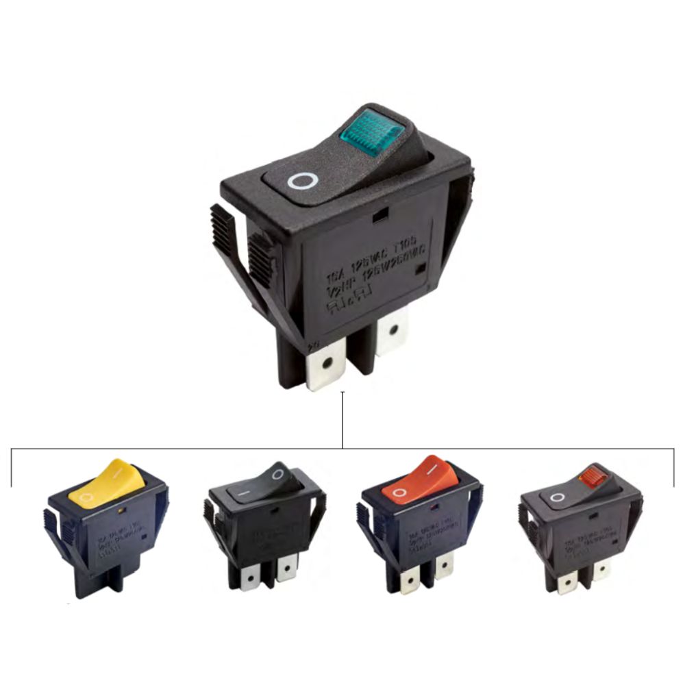 Interrupteurs basculant bipolaire 27x12 RL-18W