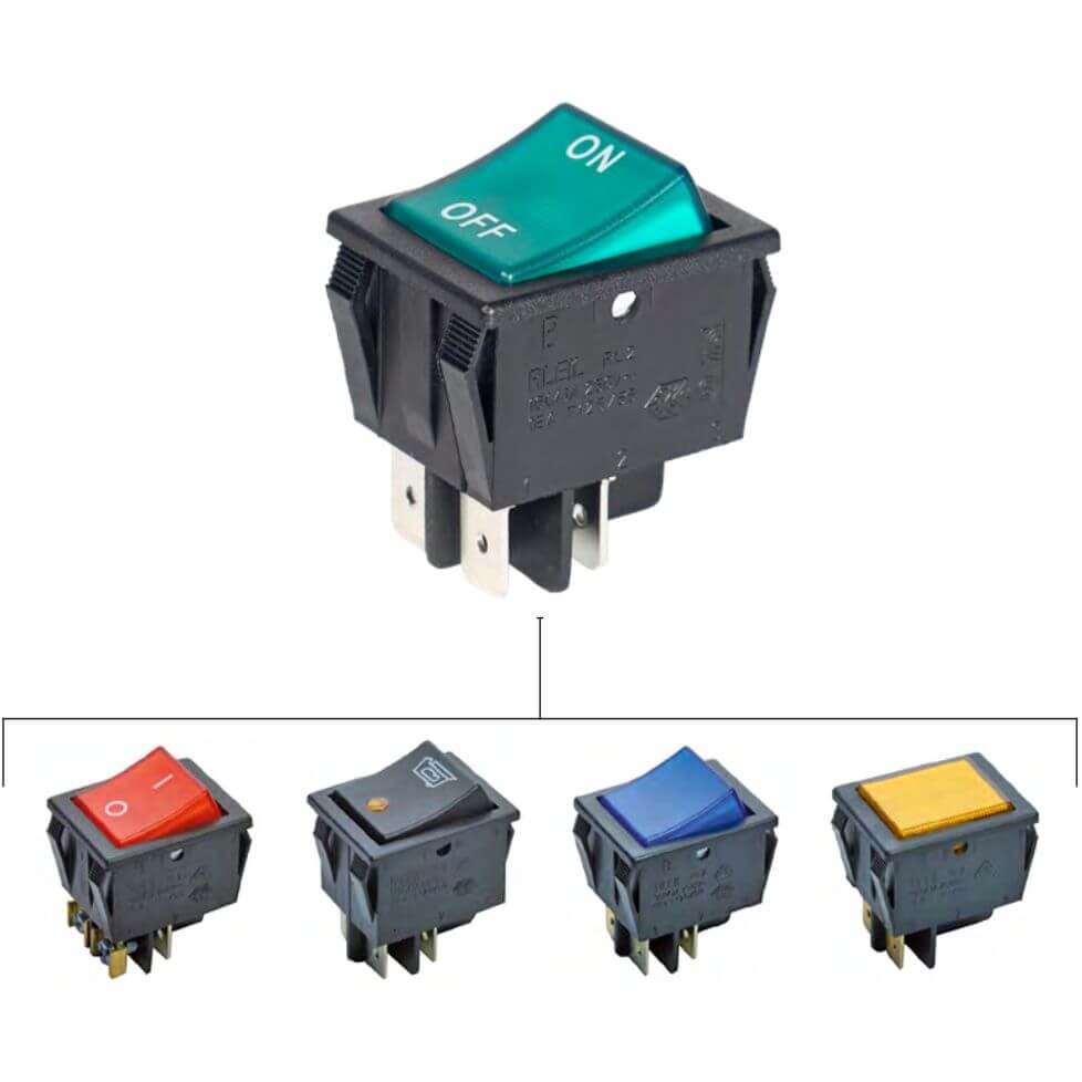 Interrupteur à bascule 30x22 bipoalire RL-23