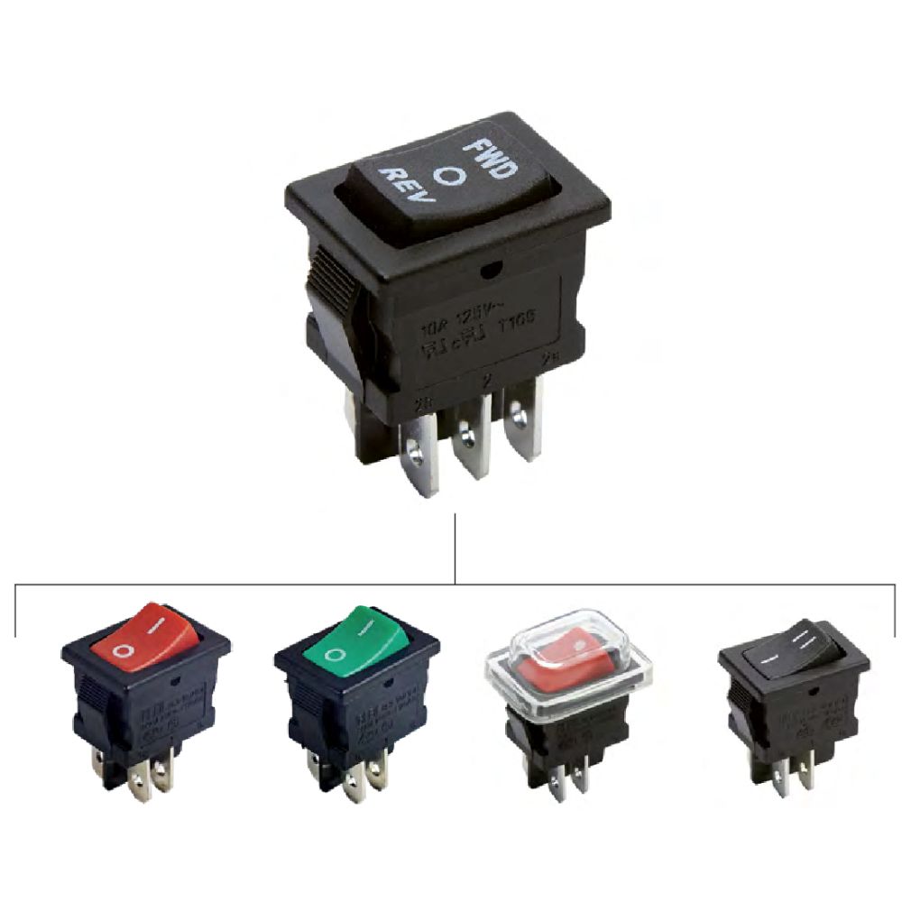 Interrupteur rectangulaire bipolaire 19x13 RL-310