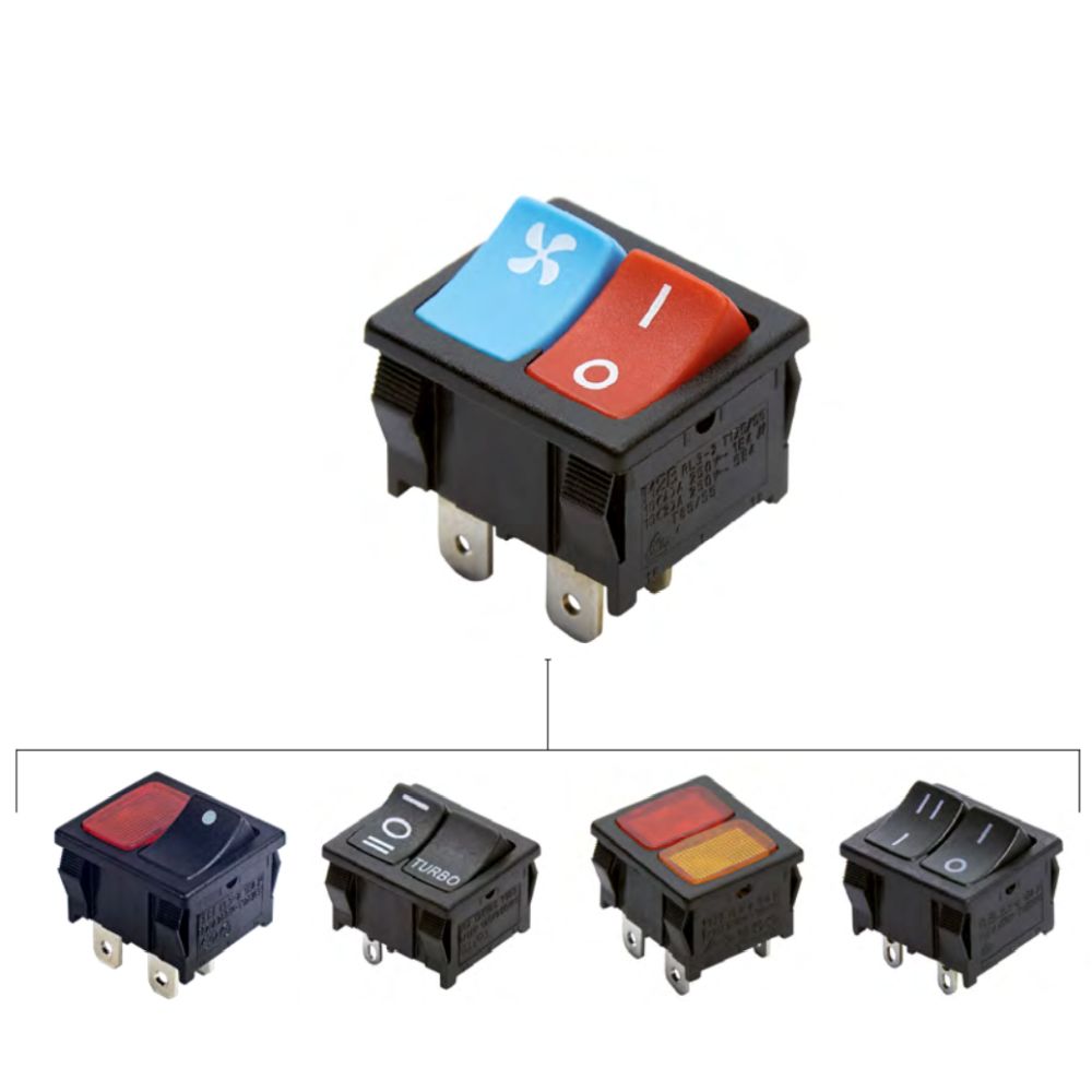 Interrupteur 22x19 double rl-32d