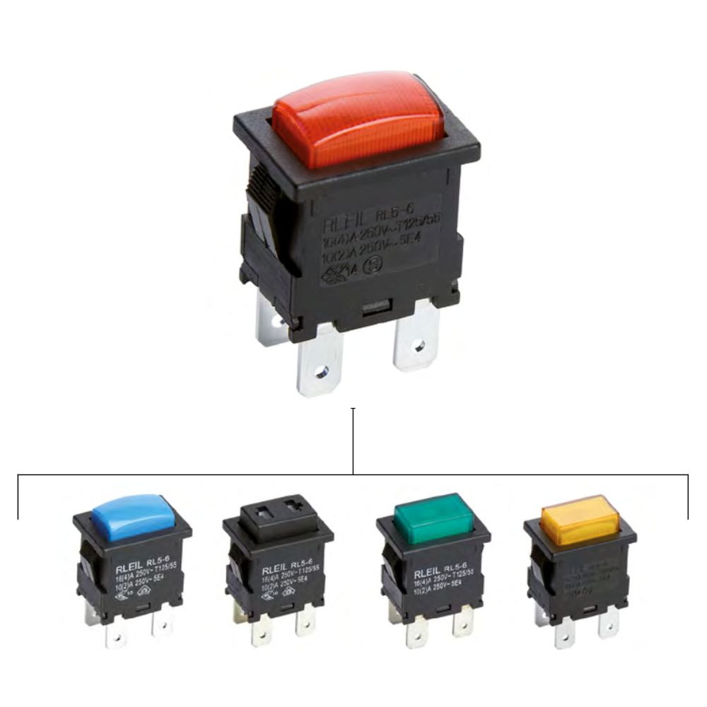 Bouton poussoir rectangulaire 19x13 RL-56