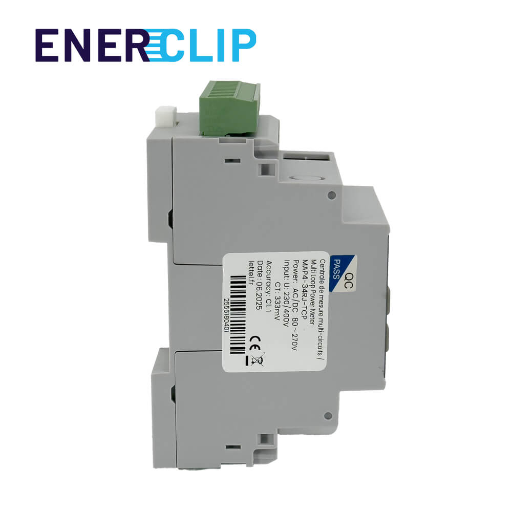 Centrale de mesure MAP4-34RJ-TCP vue droite