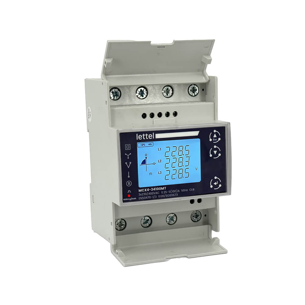 Compteur MID MCX4-34100MT face